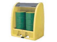 Internal and external bunds with door