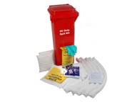 125 litres wheeled container hydrocarbon spill kit